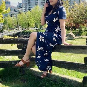 High-Low Floral Dress